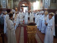 Преосвященніший Тихон привітав архієпископа Городницького Олександра з днем тезоіменитства