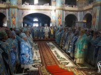 Єпископ Тихон співслужив Блаженнішому Митрополиту Онуфрію за богослужінням у Свято-Успенській Почаївській Лаврі