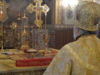 Преосвященніший єпископ Тихон очолив Божественну літургію в кафедальному соборі